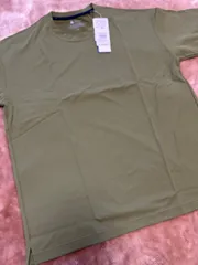 メンズ半袖Tシャツカーキ