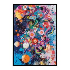 村上隆 ポスター 「Blue Life Force, 2012」 (額装あり) - メルカリ