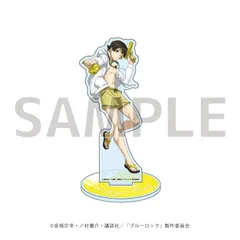 【新品/公式】ブルーロック_ホログラムアクリルスタンド02/水着ver. 蜂楽 廻(描き下ろしイラスト) 公式グッズ colleize
