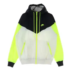 NIKE (ナイキ) ウィンドランナーフーディージャケット ナイロン ブラック/イエロー SP200711SIV