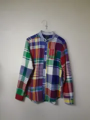 ラルフローレン ポロボーイ 옥스포드 マルチカラー シャツ XL/95 100