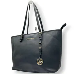 マイケルコース JET SET ITEM トートバッグ A4収納可 肩掛け PVCレザー ブラック レディース MICHAEL KORS ジェットセットアイテム 通勤通学 ビジネス 大容量 MKチャーム ゴールド金具 自立可 s12