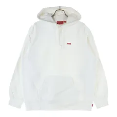 SUPREME (シュプリーム) Small Box Logo Hooded Sweatshirts スモールボックスロゴ プルオーバーパーカー スウェットフーディ ホワイト