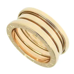 BVLGARI ブルガリ ビー・ゼロワン 4バンド リング K18PG 750 ピンクゴールド #54 14号相当 B-zero1 指輪 アクセサリー レディース 送料無料【仕上済】 241000003031 ★