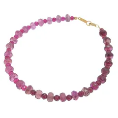 デザイン マルチカラーストーン ブレスレット K18YG 750 イエローゴールド 色石 17cm 腕輪 アクセサリー レディース 送料無料 241001027018 ★