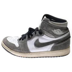 NIKE (ナイキ) AIR JORDAN 1 RETRO HIGH OG BLACK AND SMOKE GREY エアジョーダン1 ブラックアンドスモーク ハイカットスニーカー ホワイト/グレー US9/27cm DZ5485-051