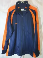 ナイキ ネイビー/オレンジ トラック ジャケット