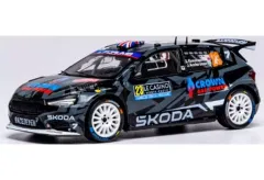 【新品】ミニカー 1/43 シュコダファビア RS ラリー2 2025年 ラリーモンテカルロ G.Greensmith/J.Andersson #23 [RAM979]