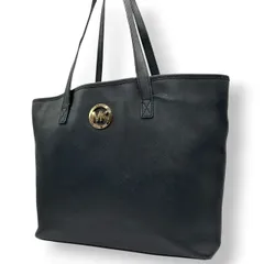 マイケルコース ジェットセット トラベル トートバッグ ワンショルダー A4可 自立可 ビジネスバッグ サフィアーノ レザー ブラック 黒 ゴールド金具 レディース 通勤 通学 MKロゴ 肩掛け MICHAEL KORS U9