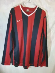 ナイキ ドライフィット 長袖 ストライプ サッカー Tシャツ