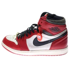 NIKE (ナイキ) AIR JORDAN 1 HIGH OG LOST & FOUND CHICAGO エアジョーダン1 OG ロスト & ファウンド シカゴ ハイカットスニーカー レッド/ホワイト US9.5/27.5cm DZ5485-612