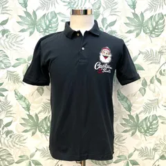 GR1334 キャプテンサンタ ポロシャツ 刺繍 メンズ L ブラック
