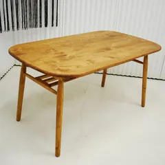 【アウトレット】【現品限り】一部送料無料 未使用 北欧調ナチュラルモダン ダイニングテーブル バーチ材 角の無い丸みのあるデザイン 220902-ロジー140