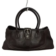 TOD'S(トッズ) ハンドバッグ美品  - ダークブラウン レザー