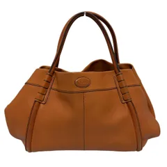 TOD'S(トッズ) トートバッグ - オレンジ レザー