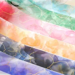 203. ゴールドライン　ラメ　キラキラ　PETテープ　コラージュ　素材