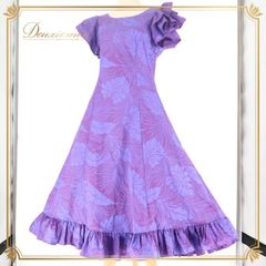 美品 Lahaina ブラック ベージュ ワンピース フラダンス ハワイアン