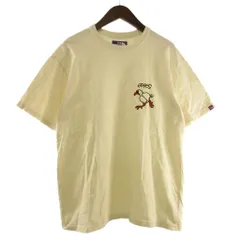 ノースフェイス パープルレーベル THE NORTH FACE PURPLE LABEL Tシャツ 半袖 クルーネック 刺繍 コットン 白系 アイボリー S