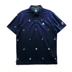 サイズ：XL CLUBHAUS クラブハウス ×SOPHNET. 半袖ポロシャツ ネイビー