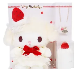 2025年最新】マイメロディ ショートケーキ ぬいぐるみ&ネックレスの