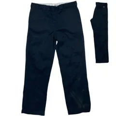 ディッキーズ 定番 874 オリジナルフィット ワークパンツ ワークウェア 作業着 カジュアル ゆるだぼ ストレート 黒 ロゴ ブラック XL メンズ 古着 パンツ