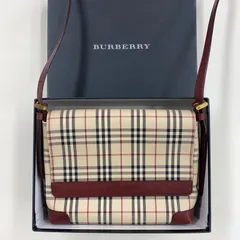 m5050 バーバリー BURBERRY ノバチェック レザー ショルダーバッグ