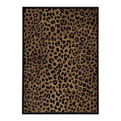 【A0サイズ（約84x119cm）】【lm-poster-38】【フレーム付き】ポスター ヒョウ柄 虎柄 レオパード ジャガー 毛皮 アニマル 動物 ポスター イラスト