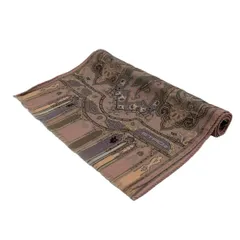 ETRO(エトロ) ストール(ショール)美品  - ピンク×パープル×マルチ ペイズリー柄 ウール、シルク