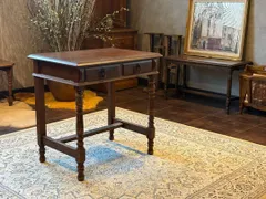 希少 アンティーク ヴィンテージ サイドテーブル オーク材 ヴィンテージ In