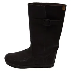 koos(コース) ブーツ 36 レディース - ダークブラウン レザー