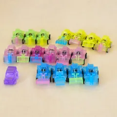 [KO]18点まとめ売り　はたらくくるま　プルバックカー　クリアタイプ　アクリルアイス　ジュエルストーン　アクリルストーン