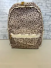 【G4-50】◇ LESPORTSAC リュック　ヒョウ柄　レディース