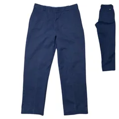 ディッキーズ 874 オリジナル フィット ワークパンツ ワークウェア ネイビー 紺色 36 XL オーバーサイズ ゆるだぼ ロゴ メンズ 古着 パンツ