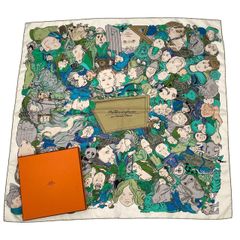 極美品 HERMES エルメス スカーフ カレ90 MONSIEUR ET MADAME ムッシュ