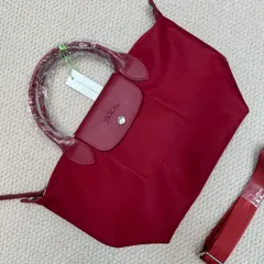 👜✨🌈【新作 新品 未使用】LONGCHAMP Pliage ロンシャン プリアージュトートバッグ 人気1512 598 定番デザイン ファション 抜群　厚い レッド