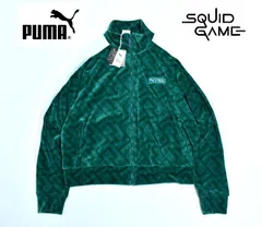 浜崎あゆみ着用 新品 PUMA × イカゲーム T7 ベロアジャージ トラックトップ【S】【M】627432-86 トラックジャケット