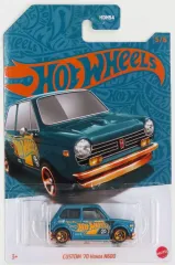 【中古】ミニカー 1/64 CUSTOM ’70 HONDA N600(グリーン×オレンジ) 「Hot Wheels」 [HVW99]