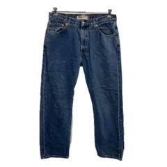 Levi's 505 デニムパンツ W35 ブルー リーバイス ジップアップ アメカジ ジーンズ デニム コットン 2512-402