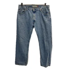 メキシコ製 Levi's 505 デニムパンツ W36 ライトブルー リーバイス ジップアップ アメカジ ジーンズ デニム コットン 2512-443