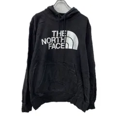 THE NORTH FACE プリントスウェット パーカー L ブラック ザノースフェイス プルオーバー ビッグプリント フーディー 秋物 a712-6443