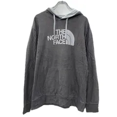THE NORTH FACE プリントスウェット パーカー XL グレー ザノースフェイス プルオーバー ビッグプリント フーディー 秋物 a712-6447