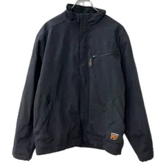 Timberland ワークジャケット L～ ブラック ジップアップ アウター 秋冬物 a712-6471