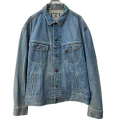 USA製 Lee デニムジャケット XL インディゴブルー リー ボタン 胸ポケット アウター 春物 a712-6474