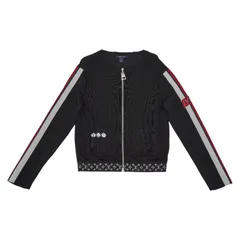 ルイ ヴィトン LVロゴ ジップアップブルゾン サイズS ブラック マルチカラー レーヨン シルク ポリエステル レディース LOUIS VUITTON【1-0248157】のサムネイル