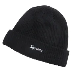 シュプリーム SUPREME Loose Gauge Beanie ニットキャップ ビーニー 帽子 ブラック ☆AA★