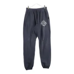 SAINT MICHAEL (セントマイケル) 24AW ×DENIM TEARS DT SWT PNT ST TERAS デニムティアーズ ダメージ加工 スウェットパンツ グレー SM-YS1-0000-C47