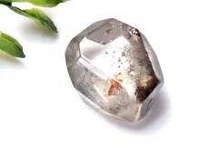 【1点物】AAAA☆希少レア プラチナタイチンルチルクォーツ 16x14mm 原石ラフカット ルース パワーストーン 天然石 _PC8148