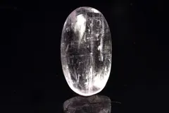 【1点物】AAA高透明☆無垢 クンツァイト 18x11mm オーバル ルース パワーストーン 天然石 _PC8164