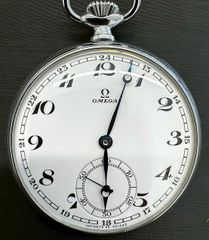 オメガ懐中時計 スモセコ アンティーク 非稼働 - メルカリ