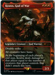 MTG Kratos, God of War ボーダーレス英語1枚 SLD - メルカリ